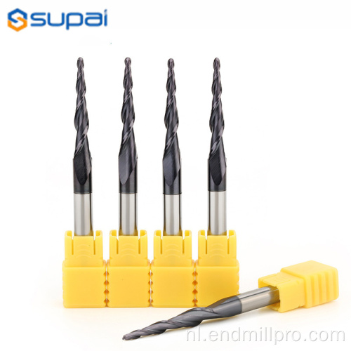 Solid Carbide Tapered End Mill CNC Machine Tools